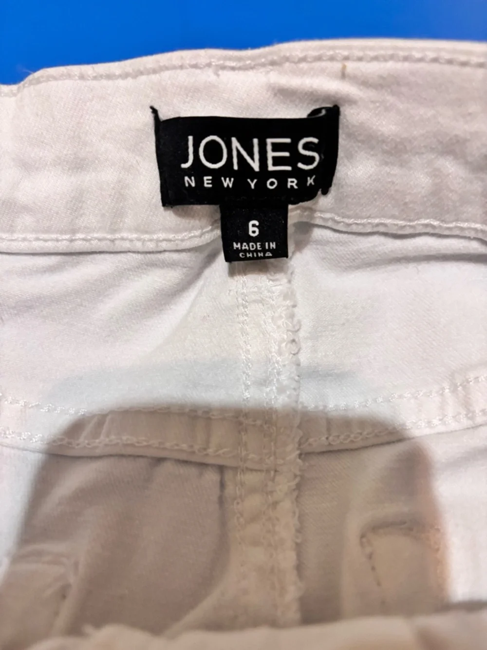 Jones New York White Women's Jeans